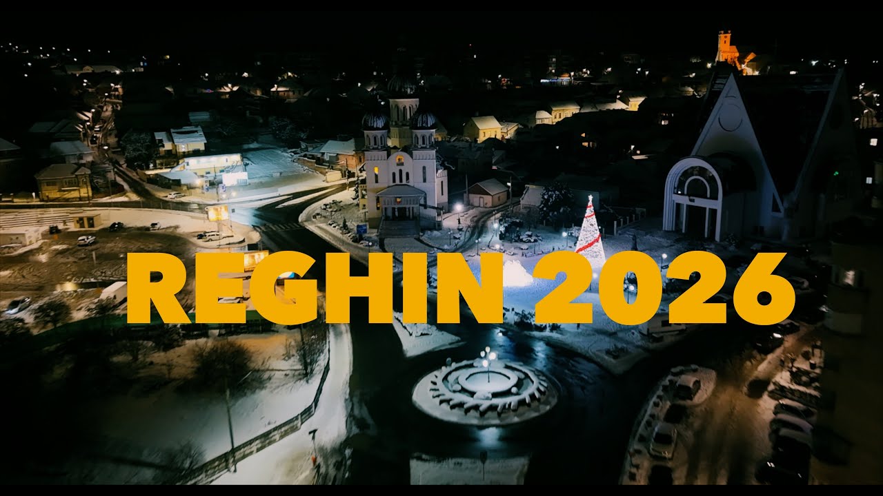 Reghin văzut de sus 🇷🇴 | Zbor cinematic cu drona peste Orașul Viorilor | 4K | 2026 