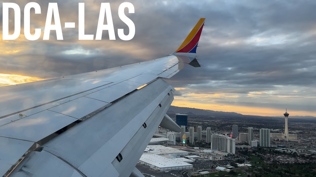 Full Flight #124 - Southwest Airlines - Boeing 737 MAX 8 - Washington DC (DCA) to Las Vegas (LAS)