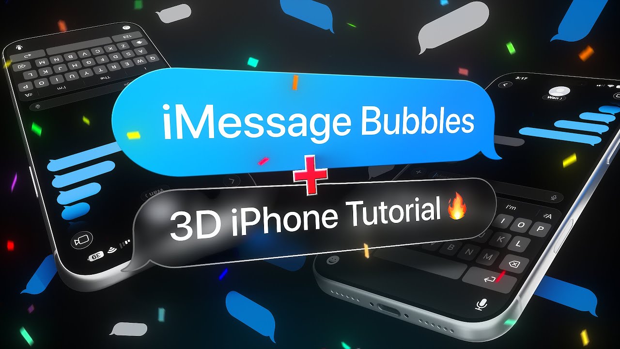 ULTIMATE Анимация текстовых сообщений + 3D-руководство для iPhone