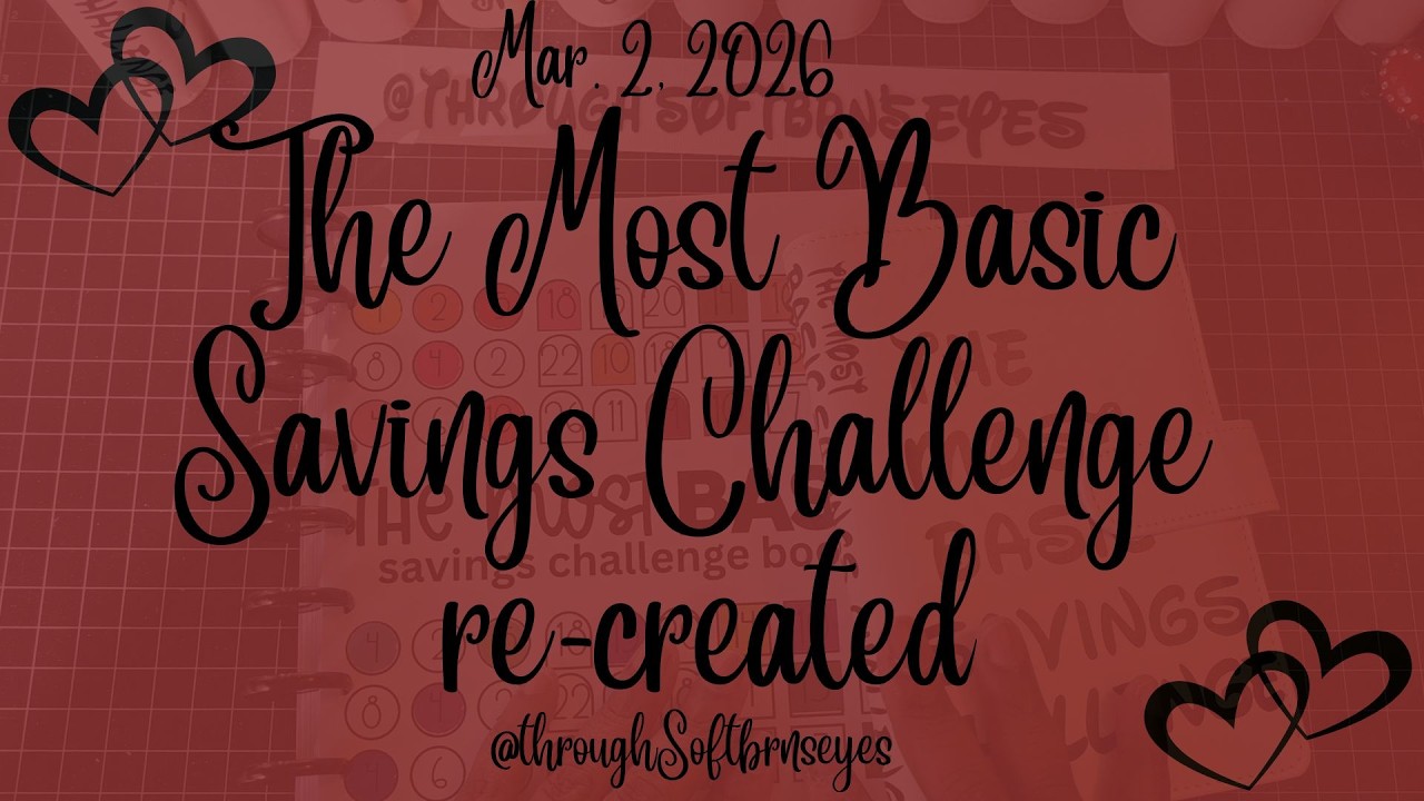 The Most Basic Savings Challenge Book turned disc-bound |@Beautifulmeandyou  | I ripped it apart!