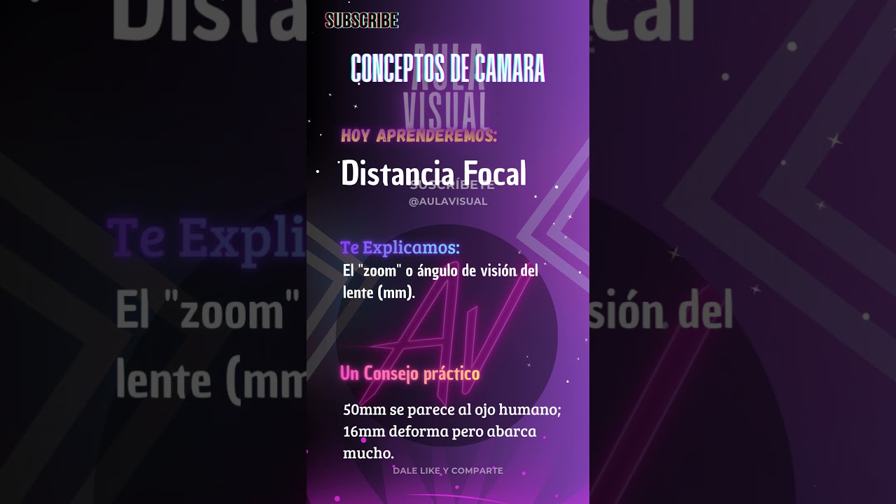 📷 Fundamentos de C&aacute;mara #7 Distancia Focal