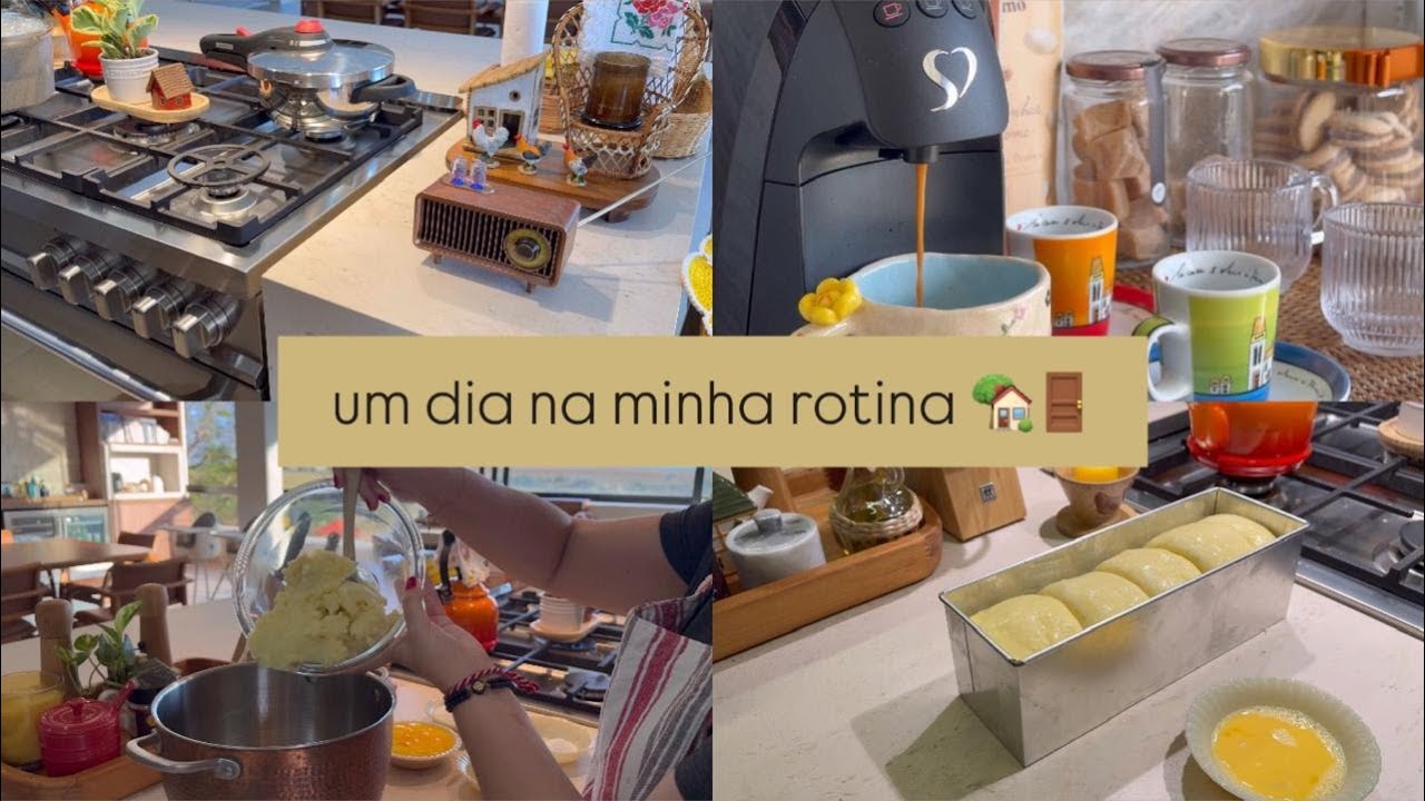 Almoço caseiro delicioso | O melhor pão de batata da vida | Rotina com a casa 🏡 🍞