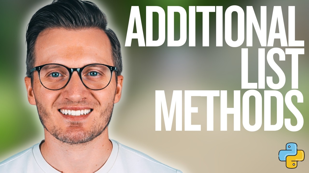 Python Day 33: Additional List Methods in Python - Master More Tools for Working with Lists