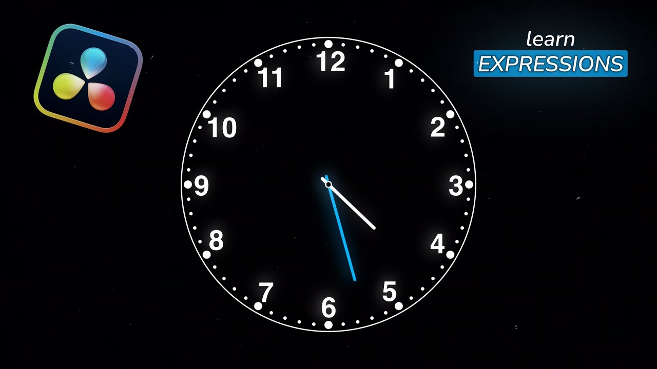 Create a Clock Animation in DaVinci Resolve (Fusion)