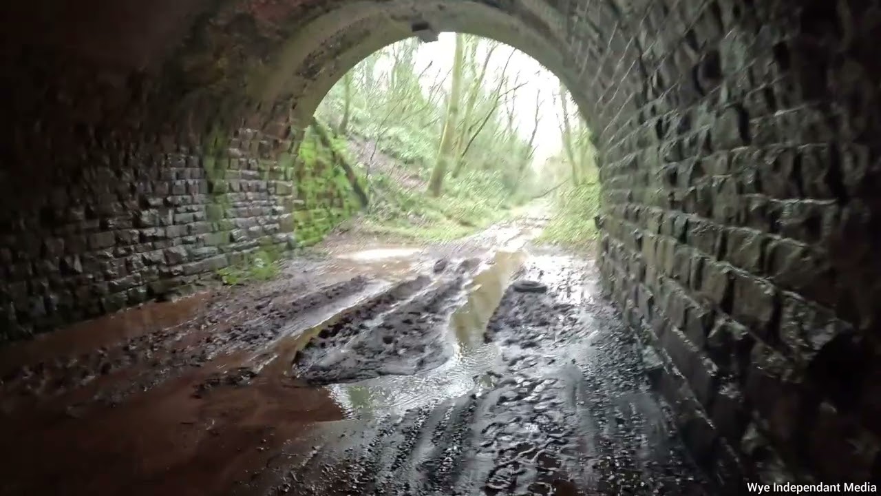 Destroyed Severn railway bridge and dissused Purton railway tunnel!