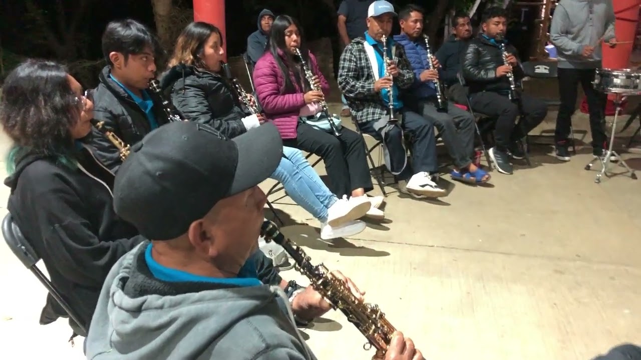 Noche de Sones y Jarabes en la Fiesta de la Candelaria en Santiago Zoochila, Banda Alma Yaganizeña