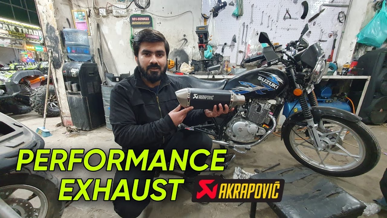 SUZUKI GS 150 RACING PERFORMANCE EXHUAST  INSTALLATION