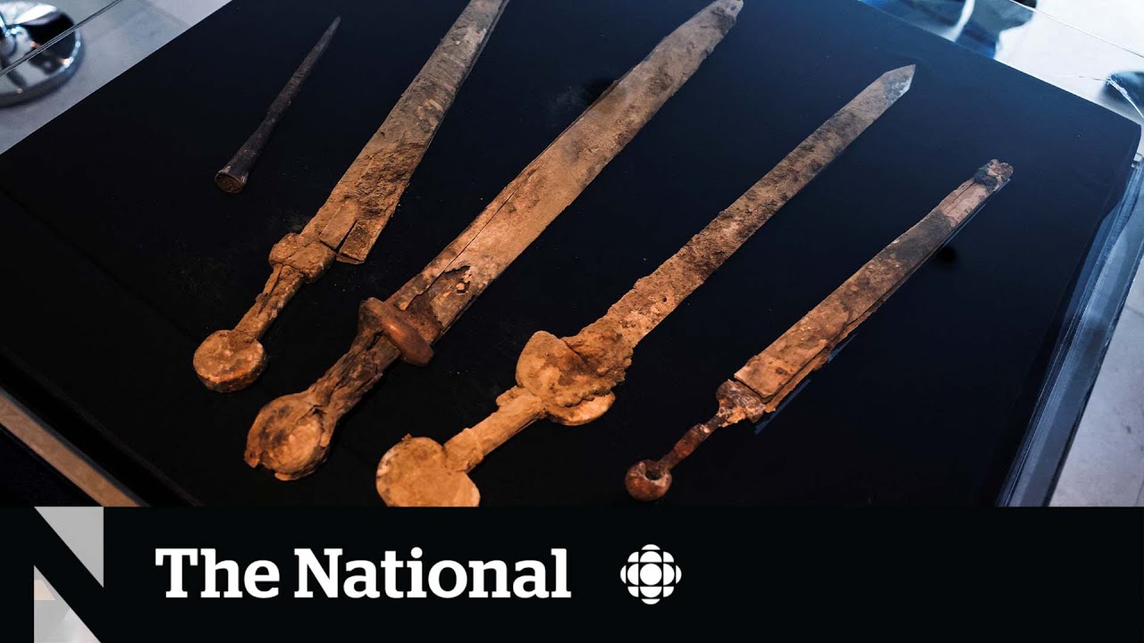 #TheMoment ancient Roman swords were discovered in an Israeli cave