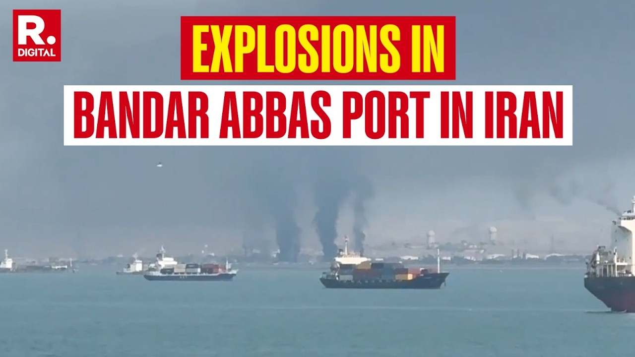 US-Israel Iran War: Powerful Explosions Reported Near IRGC Naval Base In Bandar Abbas