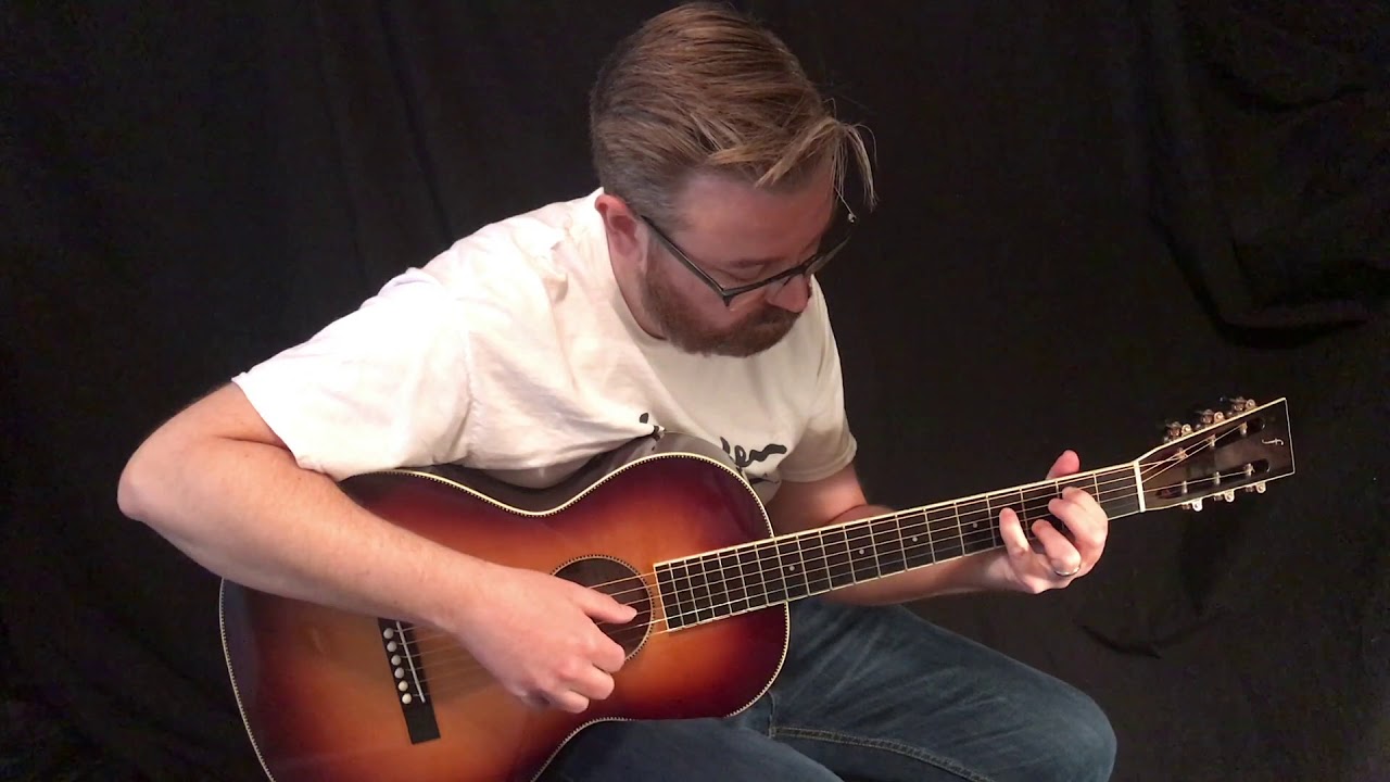 Flammang Sunburst Parlor Guitar at Guitar Gallery
