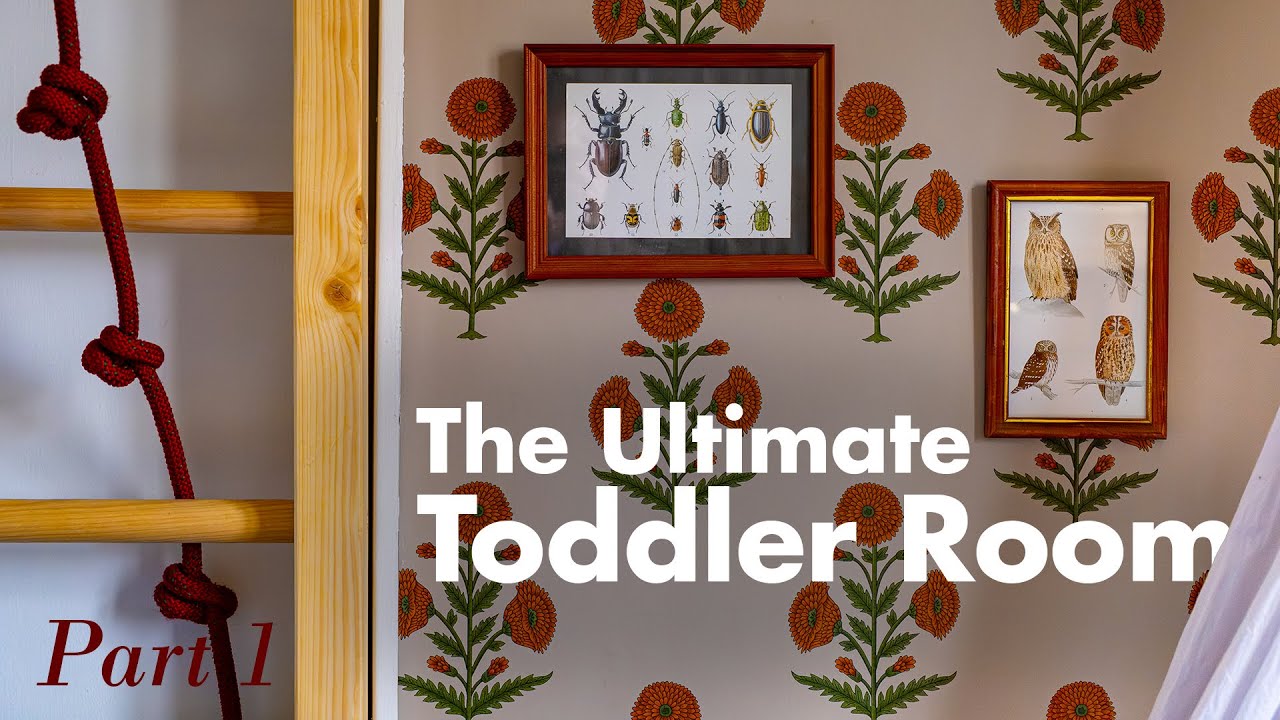 Building the Ultimate Toddler Room: DIY Montessori Bed & Climbing Wall (Part 1)