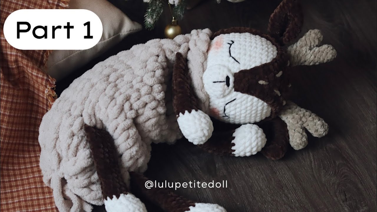 How to make the deer pajamas holder part 1 - By Lulupetitedoll