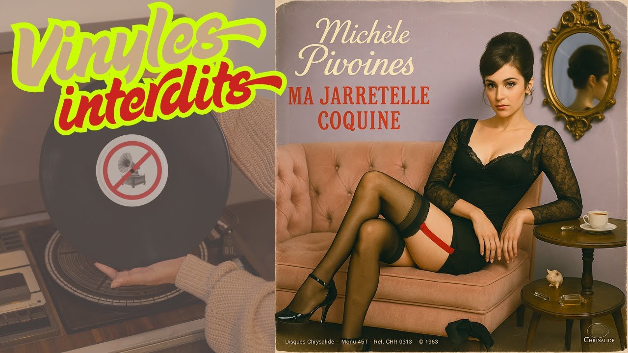 Ma jarretelle coquine – Michèle Pivoines (1965) | Vinyle rare yéyé coquin oublié