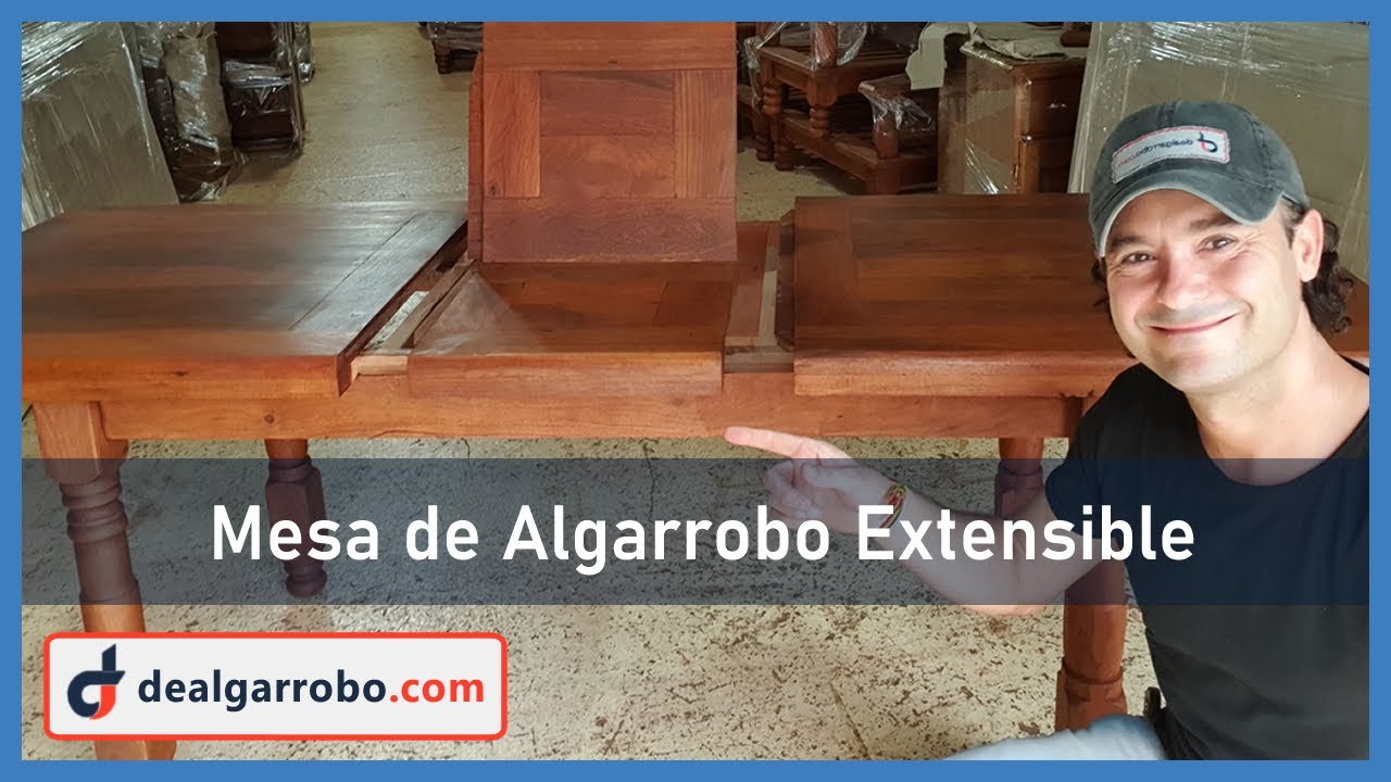 ⭐ Mesa de Algarrobo Extensible | dealgarrobo.com