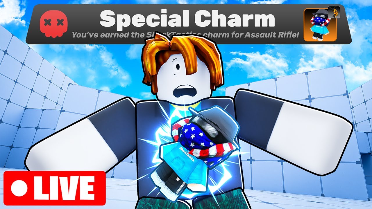 🔴1v1 ME for CHARM  - Roblox Rivals LIVE🔴