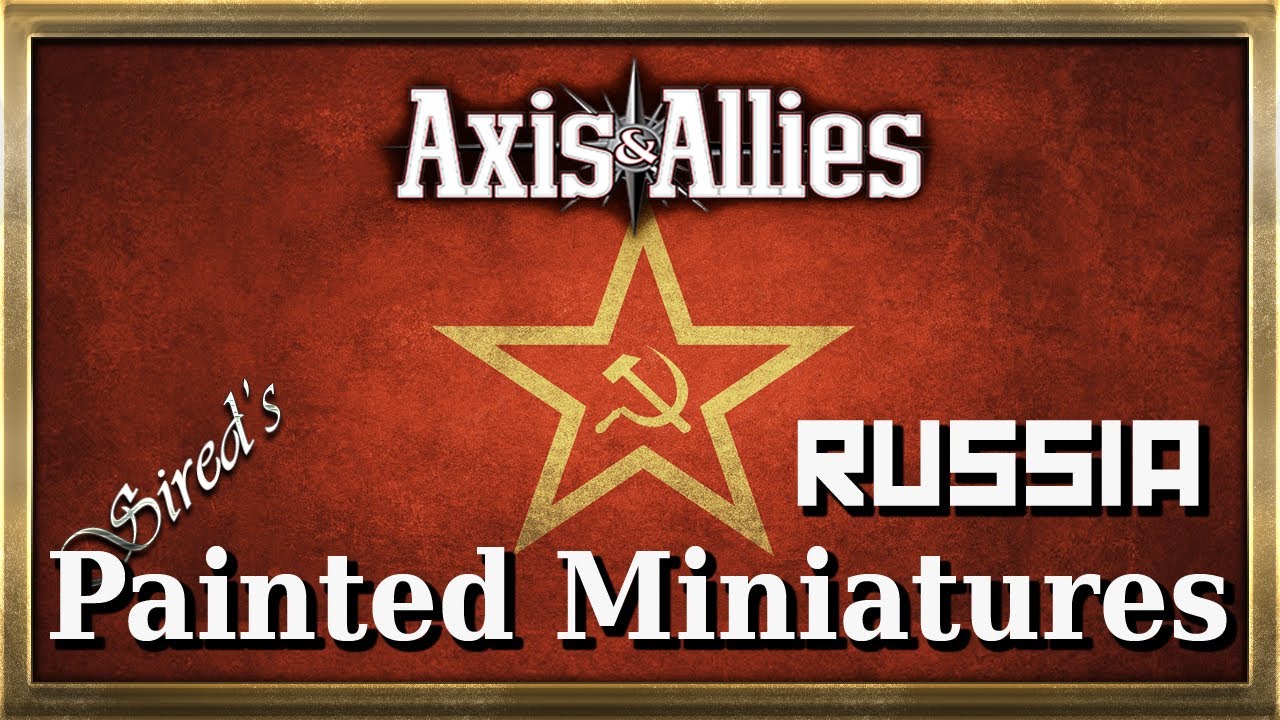 Soviet Union - Axis & Allies painted pieces