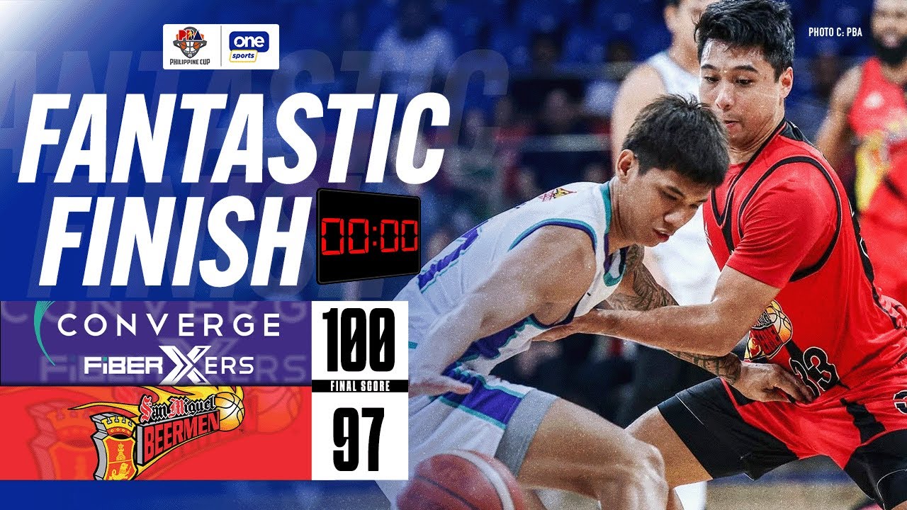 Converge SURVIVES THRILLING END vs. SAN MIGUEL | PBA SEASON 49 PHILIPPINE CUP
