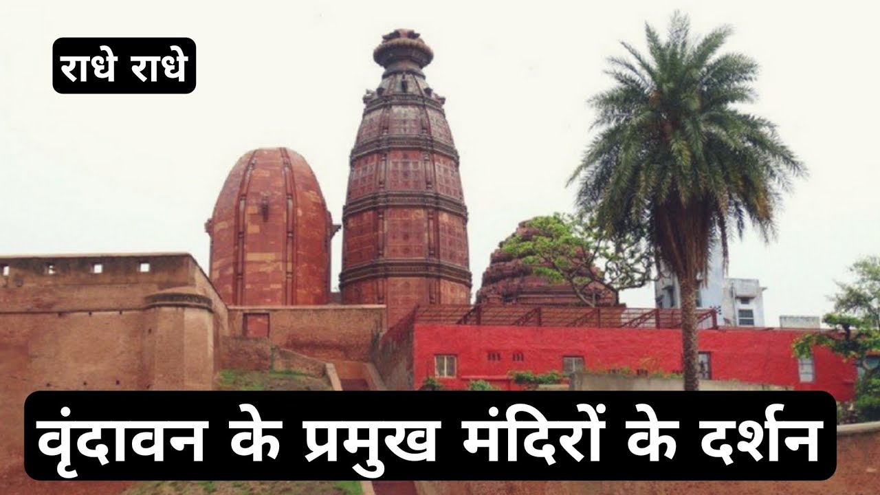 फुलेरा दूज पर् वृंदावन के प्रमुख मंदिरों के दर्शन  किए