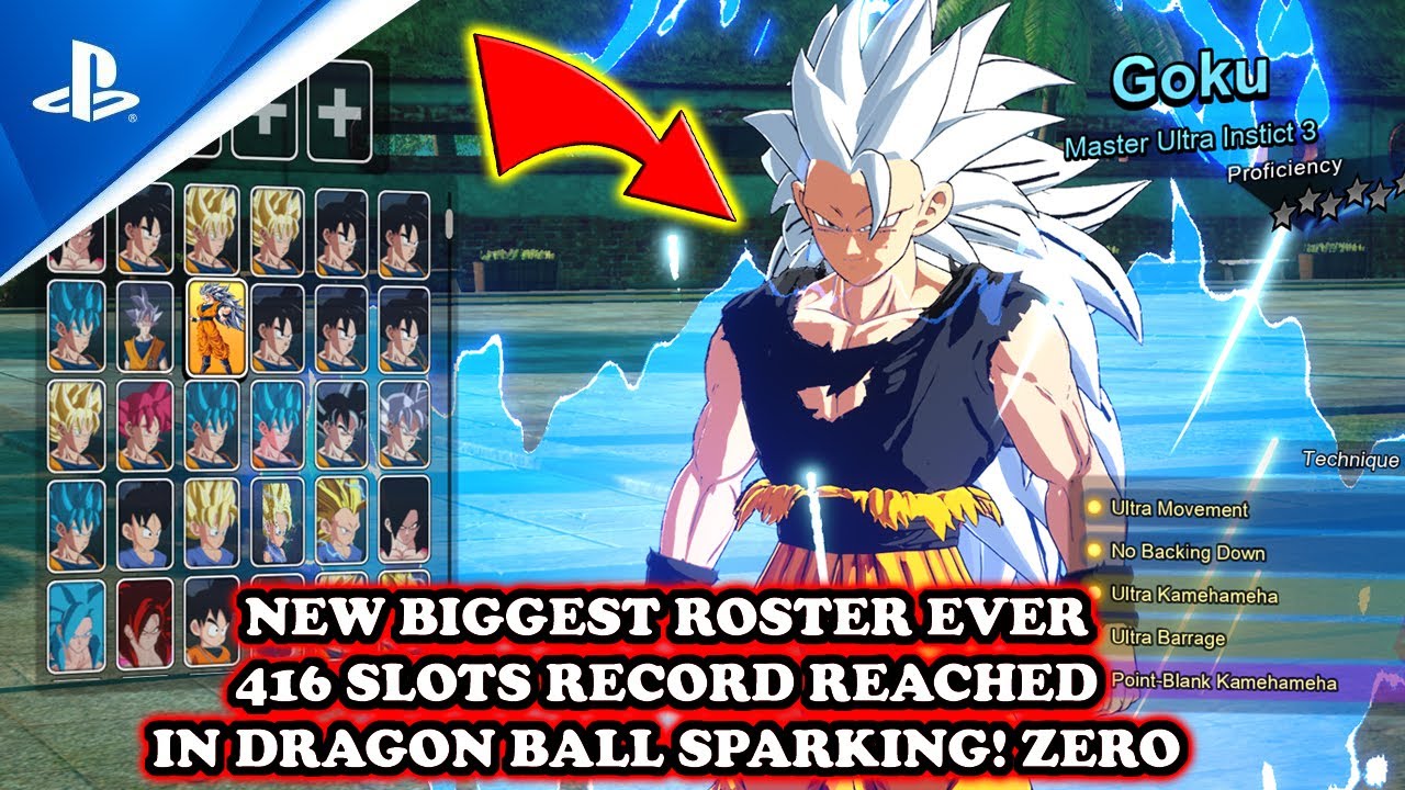 Biggest Roster V5 *416 SLOTS* in Sparking! Zero [All Characters DBZ, DBGT, DBS, DBH, DBAF, Daima]