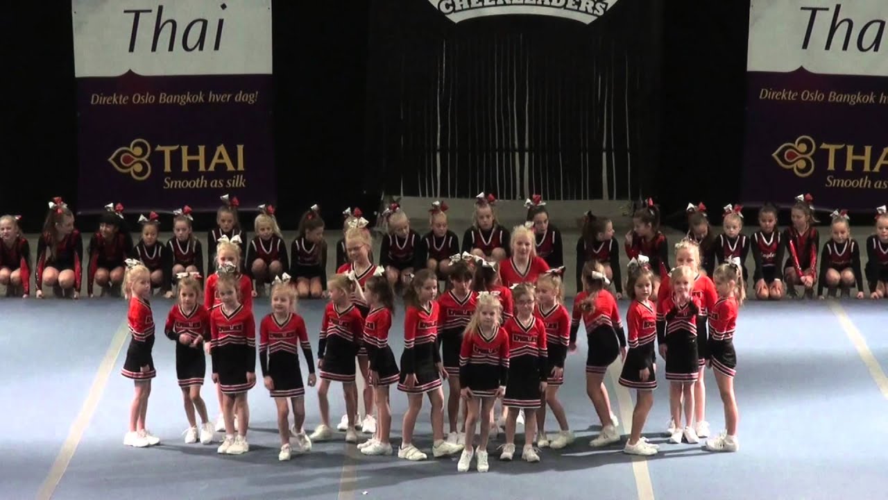 Norwegian Open 2015 Oppvisning PeeWee ECT Eagles Gorgeous Cheer og Sweeties