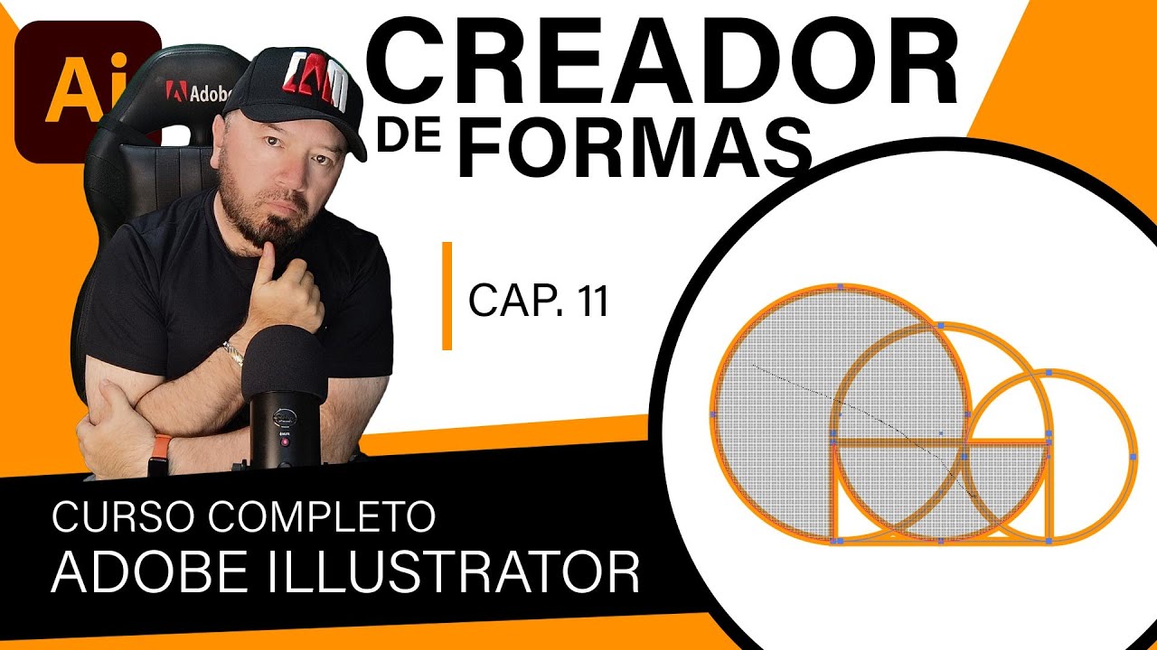 ILLUSTRATOR  -  Creador de formas - Ep. 11 - operaciones entre trazados - Tutorial Illustrator