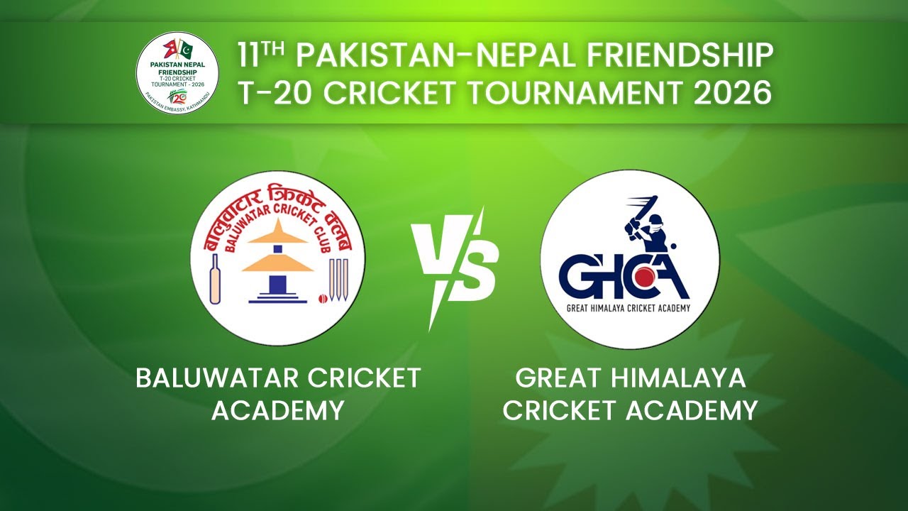 BALUWATAR VS GREAT HIMALAYA | Match 6 | PAKISTAN NEPAL Friendship T-20 Cricket Tournament 2026