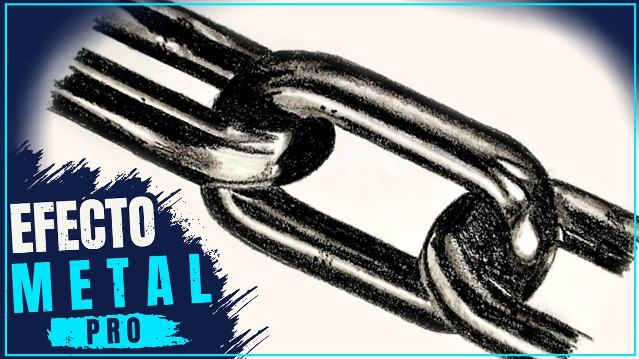 Cómo Dibujar una Cadena Metálica: Contraste Máximo con Carboncillo