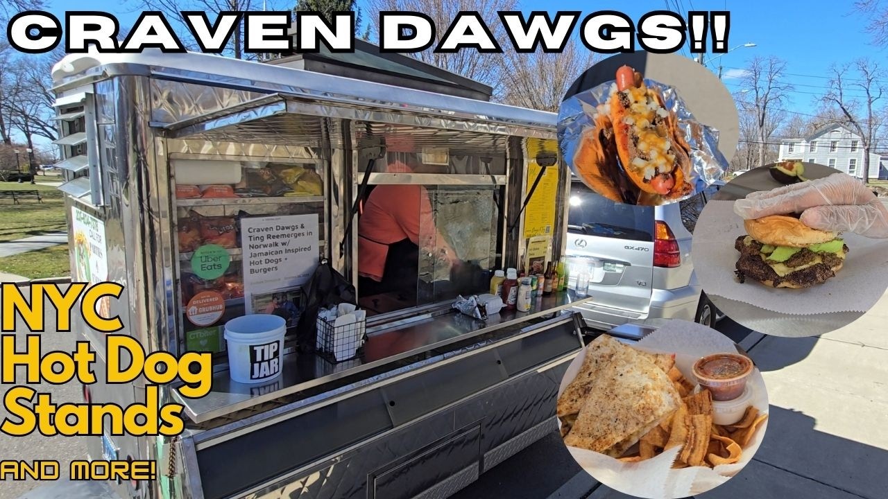 TOP NYC Hot Dog Stands: Craven Dawgs!! | NYC Hot Dog Stands