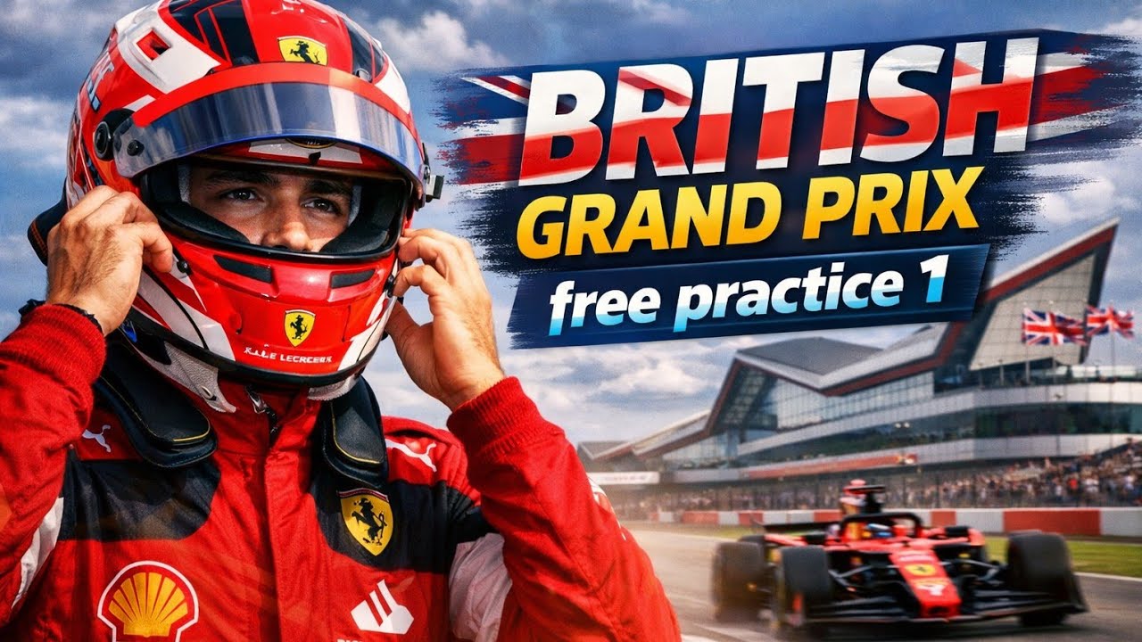 The Rain Strikes Back at Silverstone! 🌧️ | F1 25 British GP FP1 #f125 