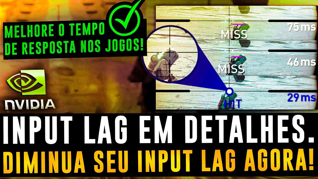 COMO DIMINUIR INPUT LAG E AUMENTAR O FPS NOS JOGOS ? MELHORES CONFIGURAÇÕES NVIDIA PROFILE INSPECTOR