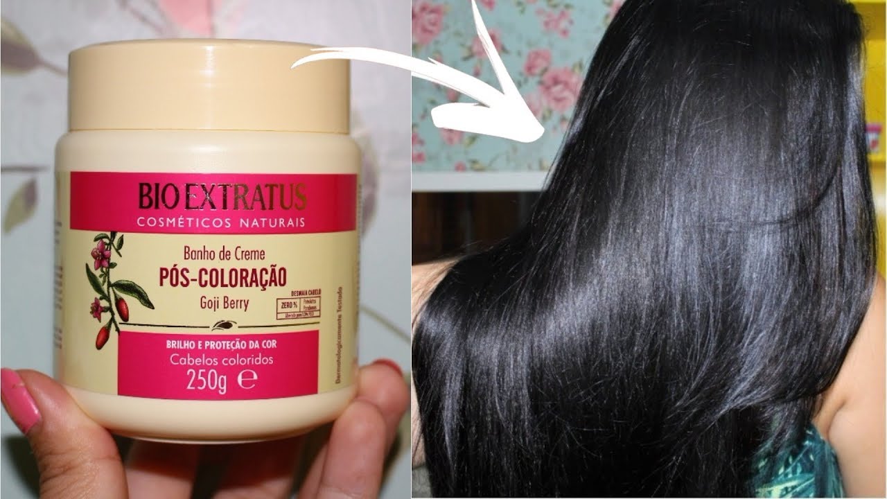 Hidratação Fantástica Desmaia e Derrete o Cabelo em Segundos / Goji Berry Bio Extratus