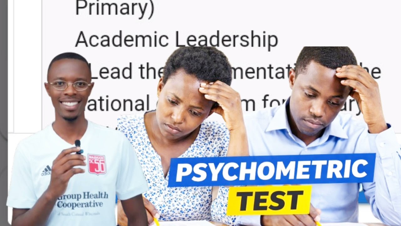 BISABWA KURI PSYCHOMETRIC TEST, UMUYOBOZI W'IKIGO CY'ISHURI CYA PRIMARY NI A0?