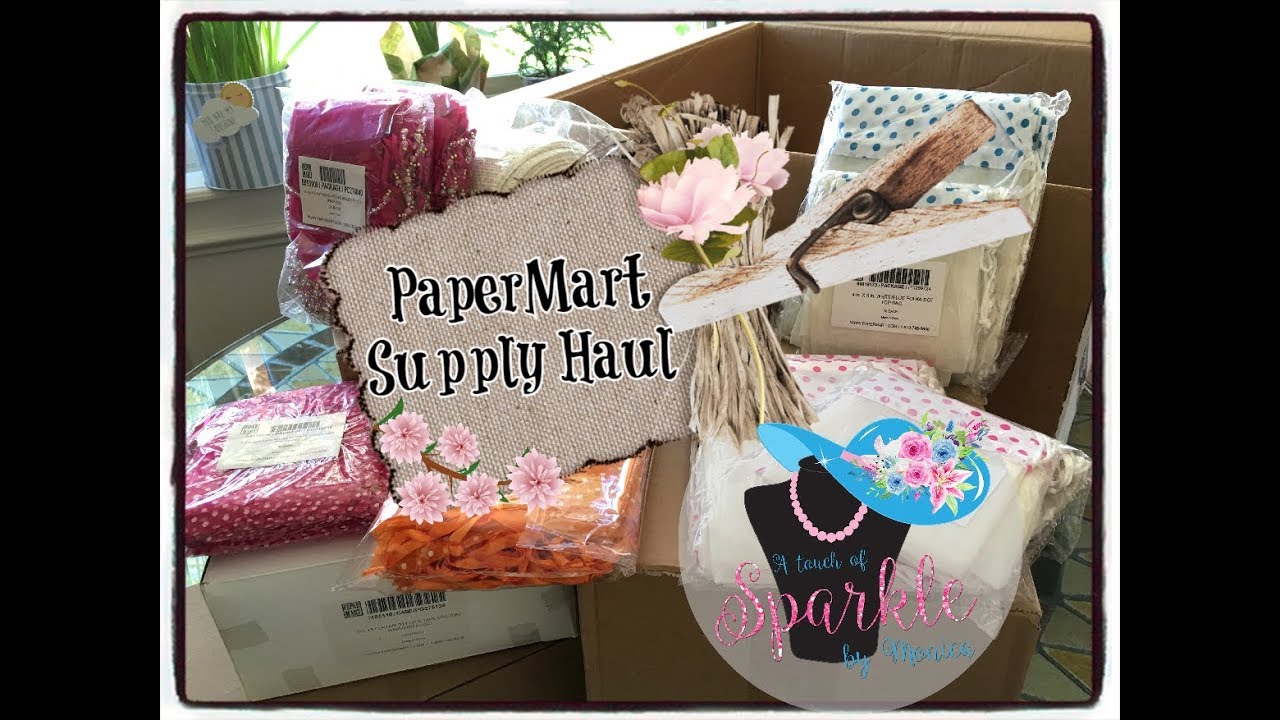 Papermart Supply Haul: Cellophane Bags, Polka Dot Organza Bags and Burlap Wrap