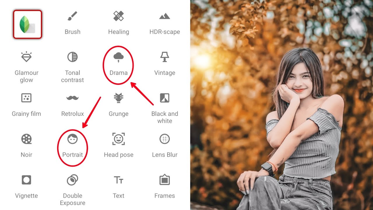 Snapseed New Orange Tone Photo Editing | Snapseed Creative Photo Editing | Snapseed New Editing