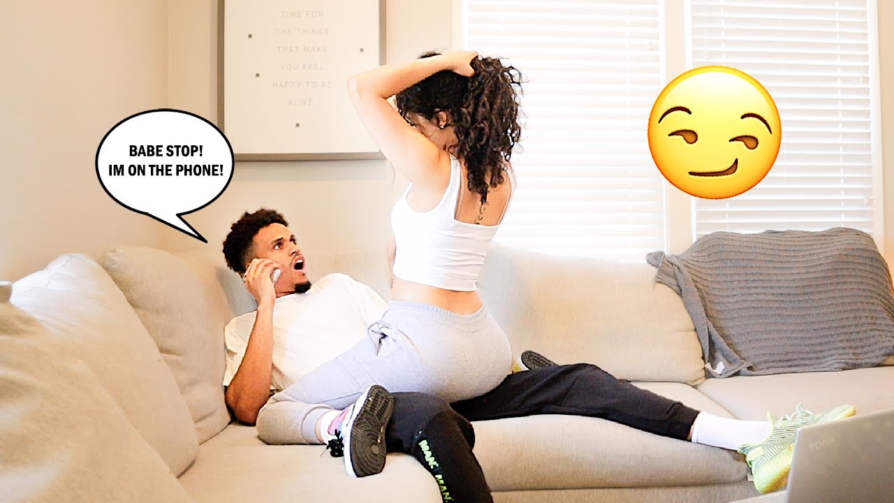 DISTRACTING My Fiance While He's ON THE PHONE!!