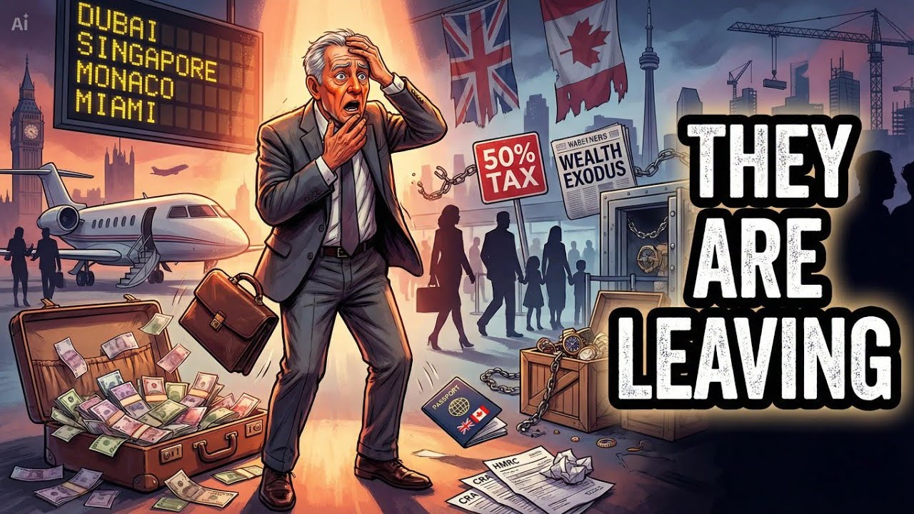 Why Millionaires Are Leaving the UK and Canada (The Great Wealth Migration)