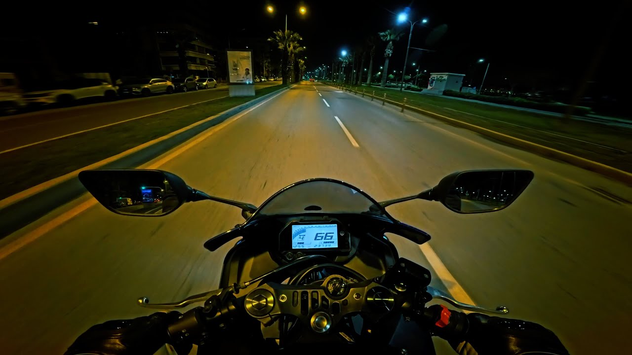 PURE SOUND: Yamaha R25 Night Ride İzmir | ASMR Exhaust (4K)