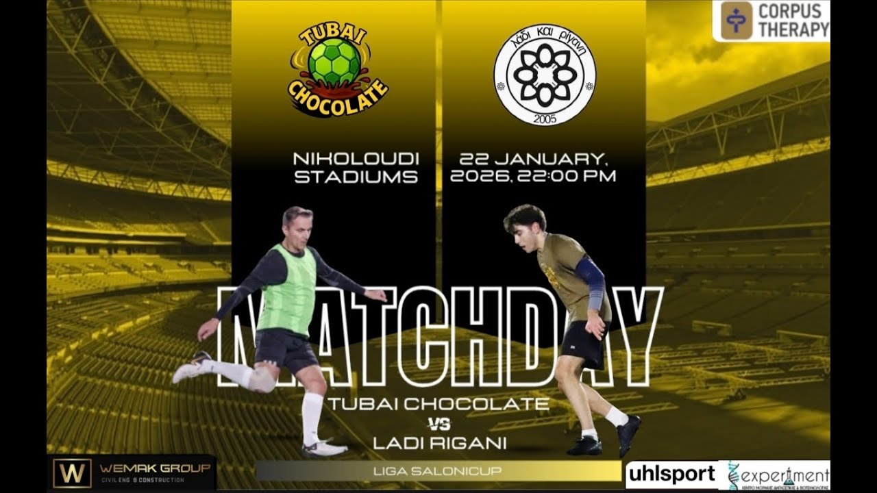 TUBAI CHOCOLATE VS LADI RIGANI (24/01/2025) LIGA SALONICUP