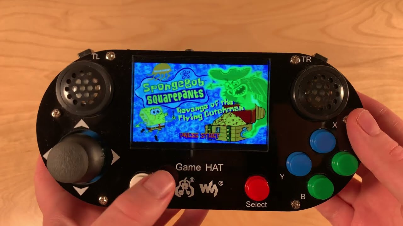 Raspberry Pi Waveshare Game Hat (The Weirdest Retro Handheld?)