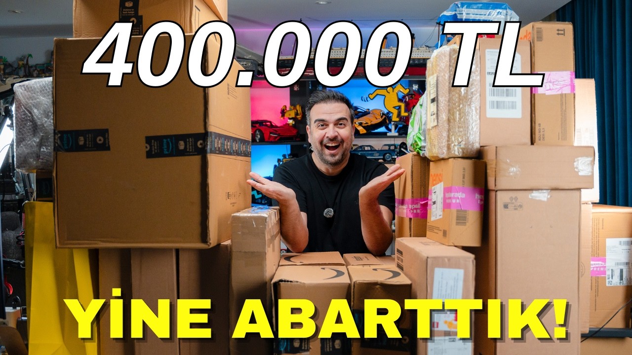 TÜRKİYE'NİN EN BÜYÜK LEGO TOPLU PAKET AÇILIŞI ! 400.000 TL