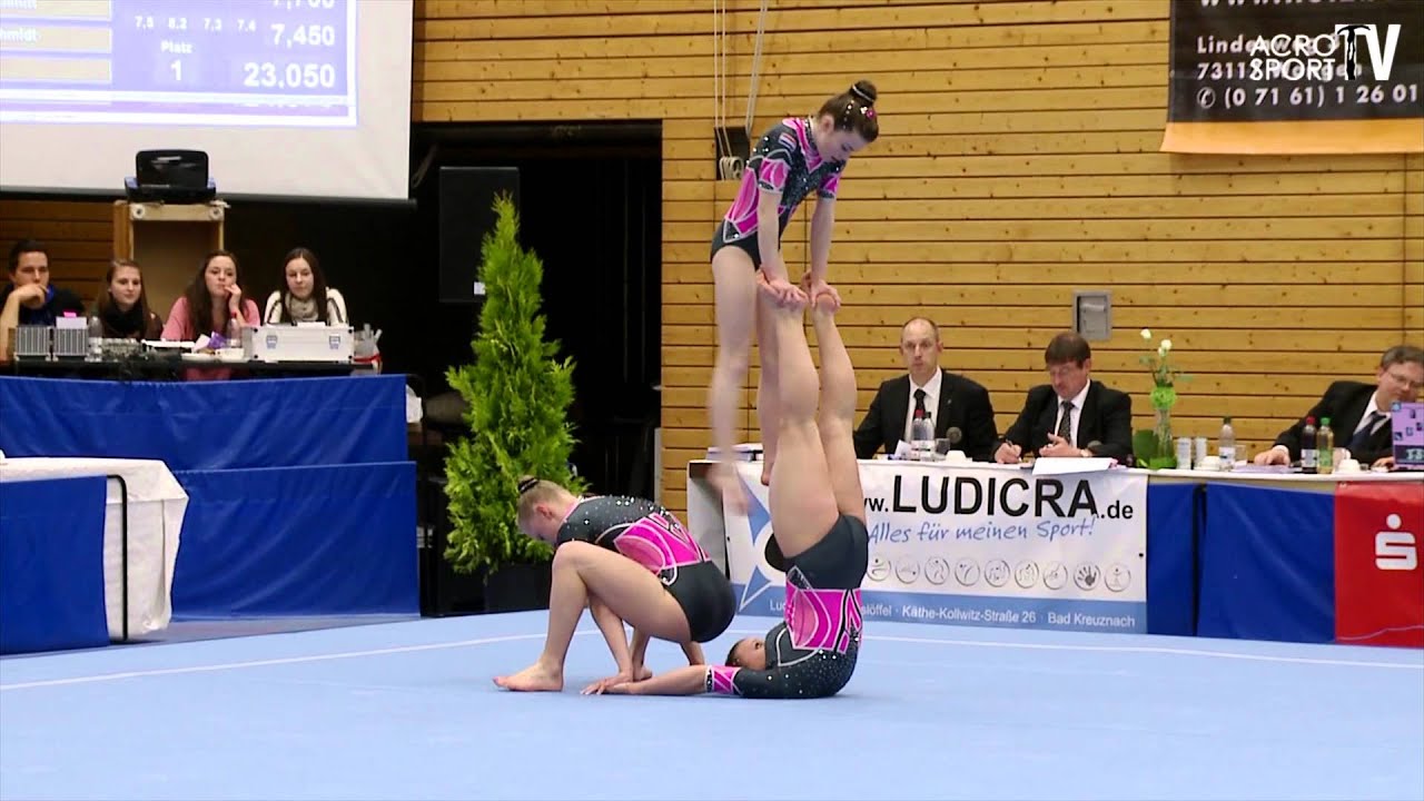 Acro Cup Albershausen 2013 Womens Group Balance Juniors Netherlands - Smit Tangelder Reuvers