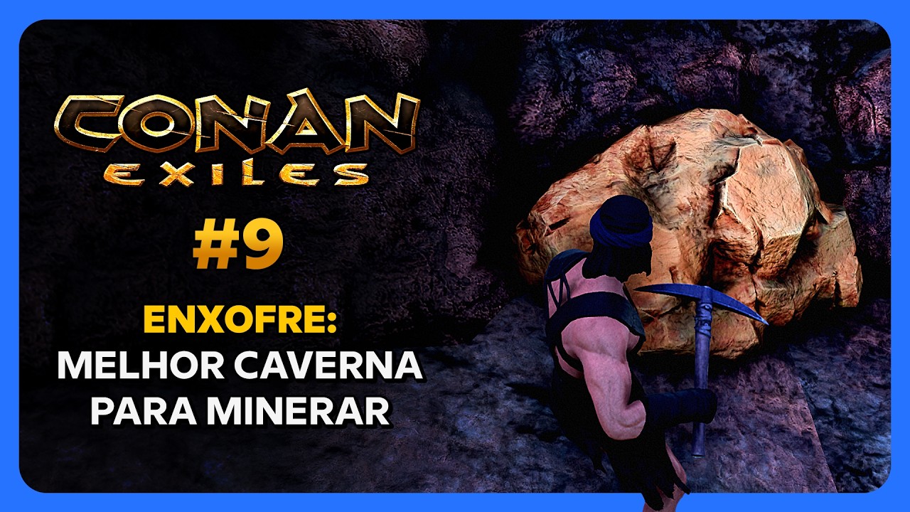 Conan Exiles - Como pegar Enxofre + Como fazer arma de aço | Guia do Iniciante #09