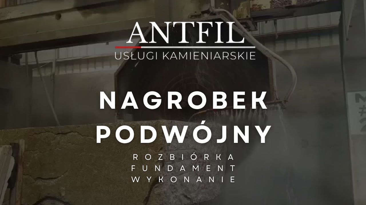 PODW&Oacute;JNY NAGROBEK GRANITOWY - FUNDAMENT | ANTFIL