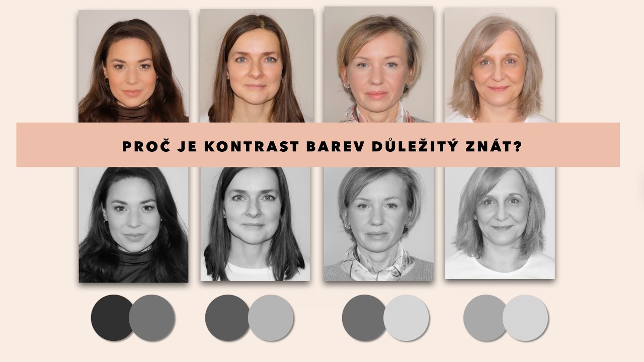 Kontrast v barvách – proč je tak důležitý pro váš vzhled?
