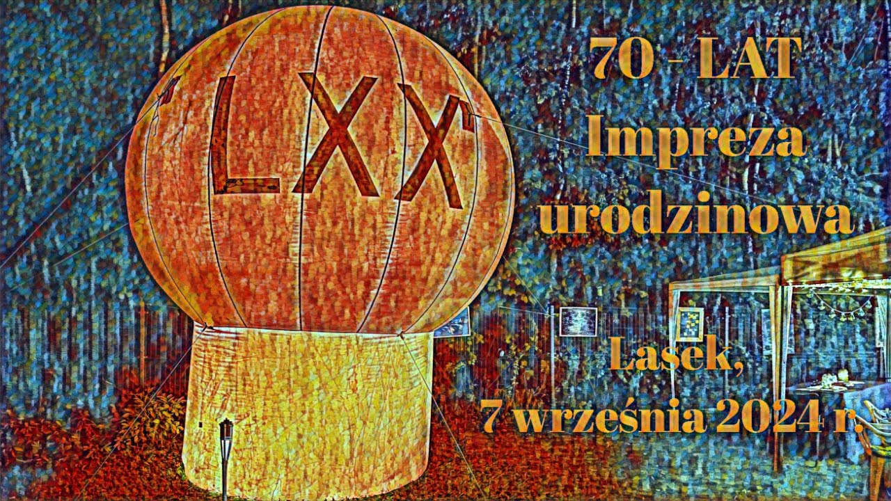Życie zaczyna się po siedemdziesiątce-impreza urodzinowa.
