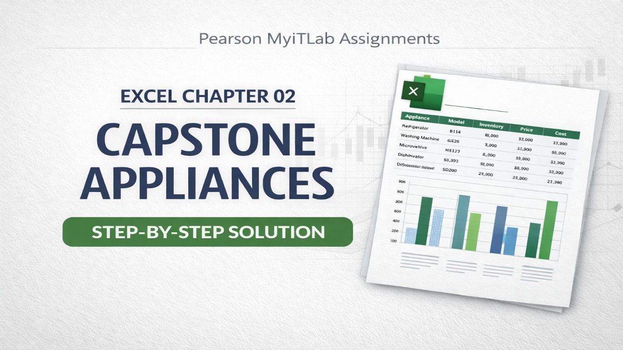 Exp19_Excel_Ch02_Cap_Appliances | Guaranteed clarity & confidence in Excel | Zero Confusion