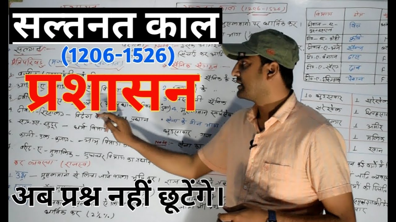सल्तनत काल का प्रशासन