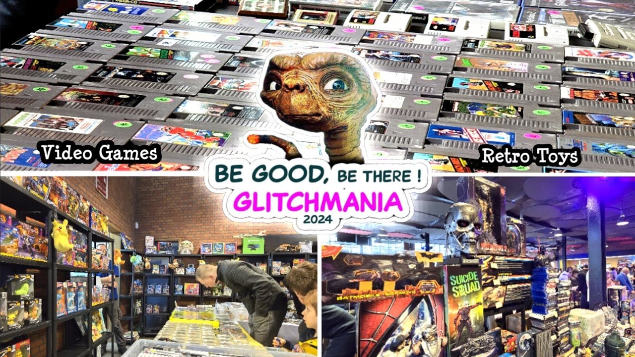 Video game hunting at GLITCHMANIA in Belgium!
