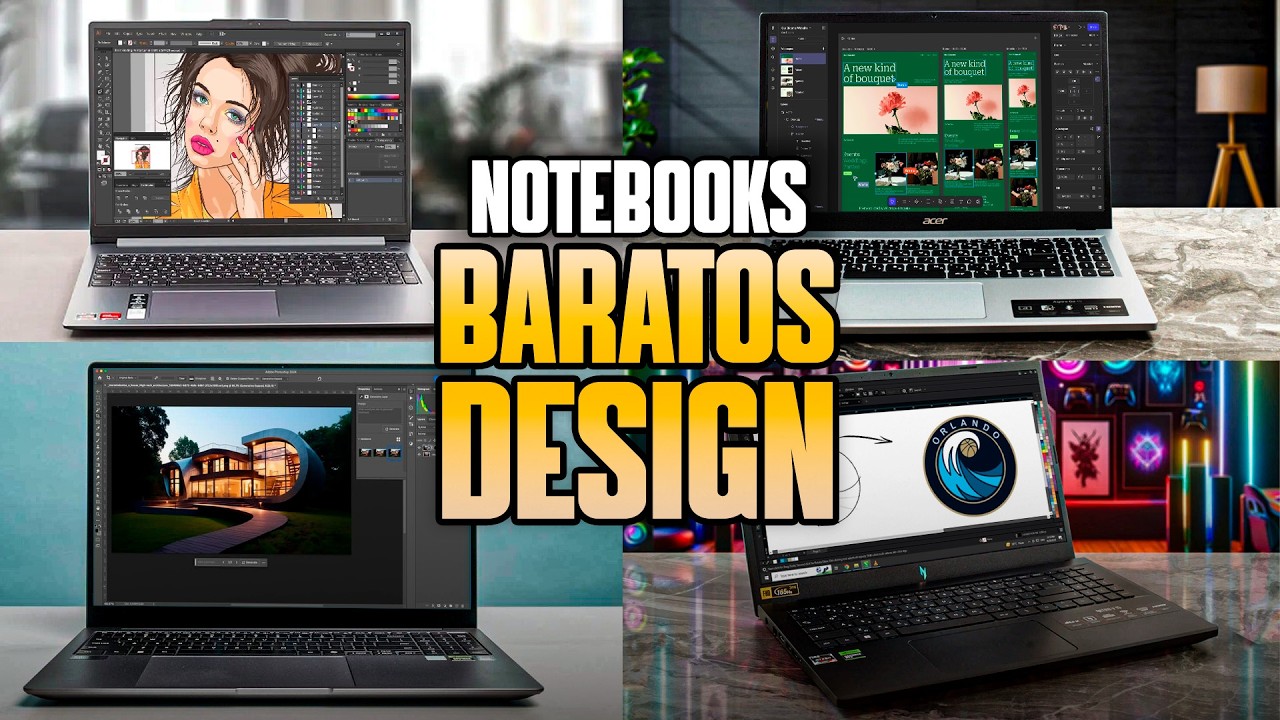 Melhores Notebooks para Design Gráfico (Custo-Benefício) em 2026
