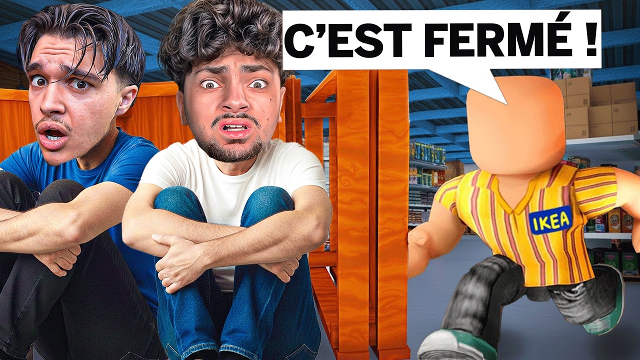 On est resté BLOQUÉ dans un IKEA sur ROBLOX SCP-3008 ! (ft. Jayzz)